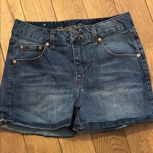American Rag Blue Jean Shorts Classic Cuffed Style